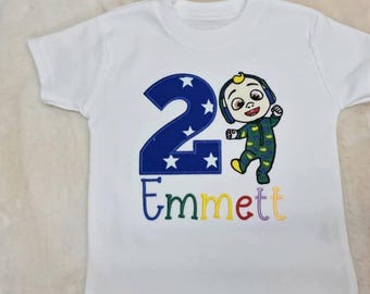 Birthday tshirt, number Birthday top, boys number birthday Tshirt, birthday, personalised Tshirt