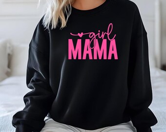 Girl mama sweater, mama jumper, girl mama top