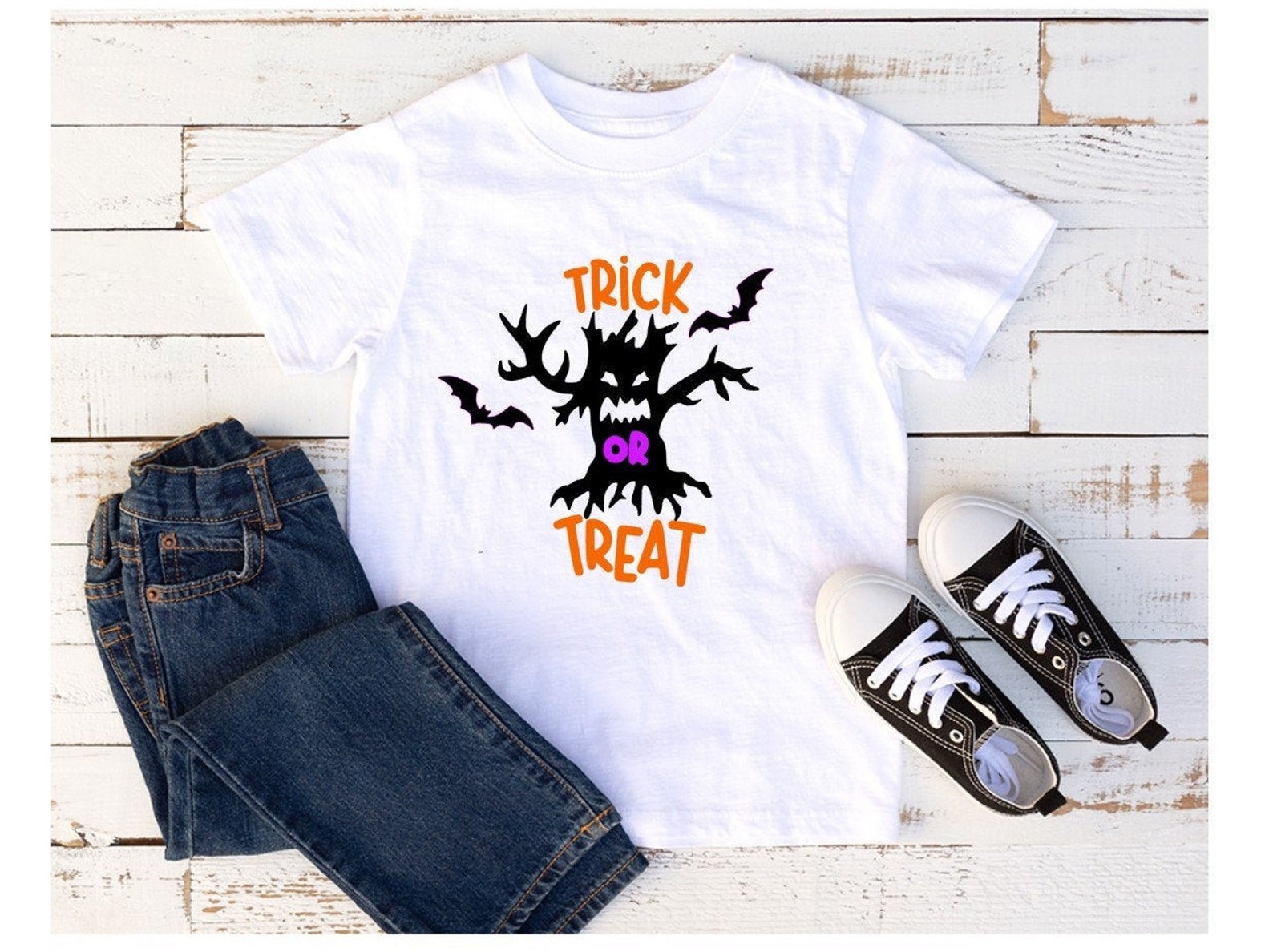 Kids Halloween Tshirt Halloween Top Childrens Halloween Etsy