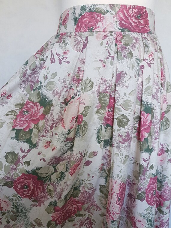 Laura Ashley Skirt Size Small 12 10 8 Summer Skirt Pink | Etsy UK