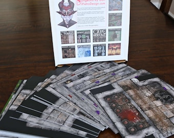 Dungeons and Dragons Terrain Tiles – Town & Dungeon Battlemap