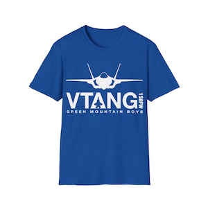 Camicia Vermont Air National Guard -158th FW - Camicia USAF - Maglietta Lockheed Martin F35 - Abbigliamento Air Guard