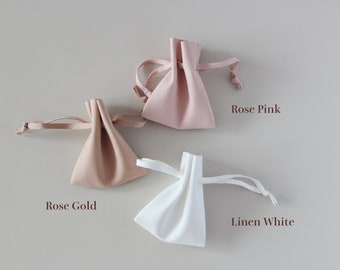 Desert Dreamer Gift Bags - blush pink gift pouches - Handmade Jewelry & Trinket Storage Bags