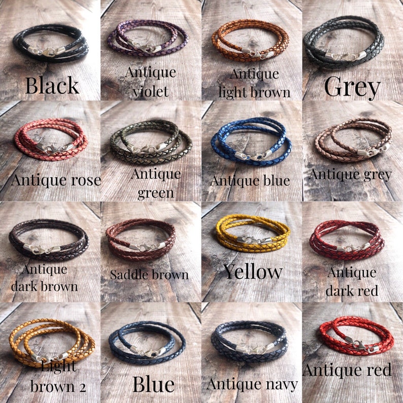 Sterling Silver /& Leather Bracelet Leather Wrap Bracelet Braided Leather Bracelet Angel Wing Jewellery Sideways Angel Wing Bracelet