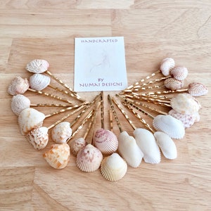 Small Seashell Hair Bobby Pin, Handpicked in the Wild, Music Festival Fashion Hair Accessory, Hippie, Boho, Beach Vacation Style