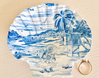 Seashell Ring Dish: Coastal Home Decor