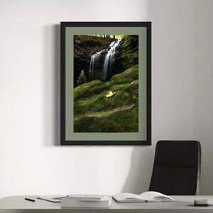 Tannery Falls Munising Michigan Autumn Nature Print / Waterfall Art / Upper Peninsula Michigan Landscape Photography