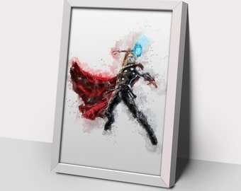 Thor Wall Art Etsy