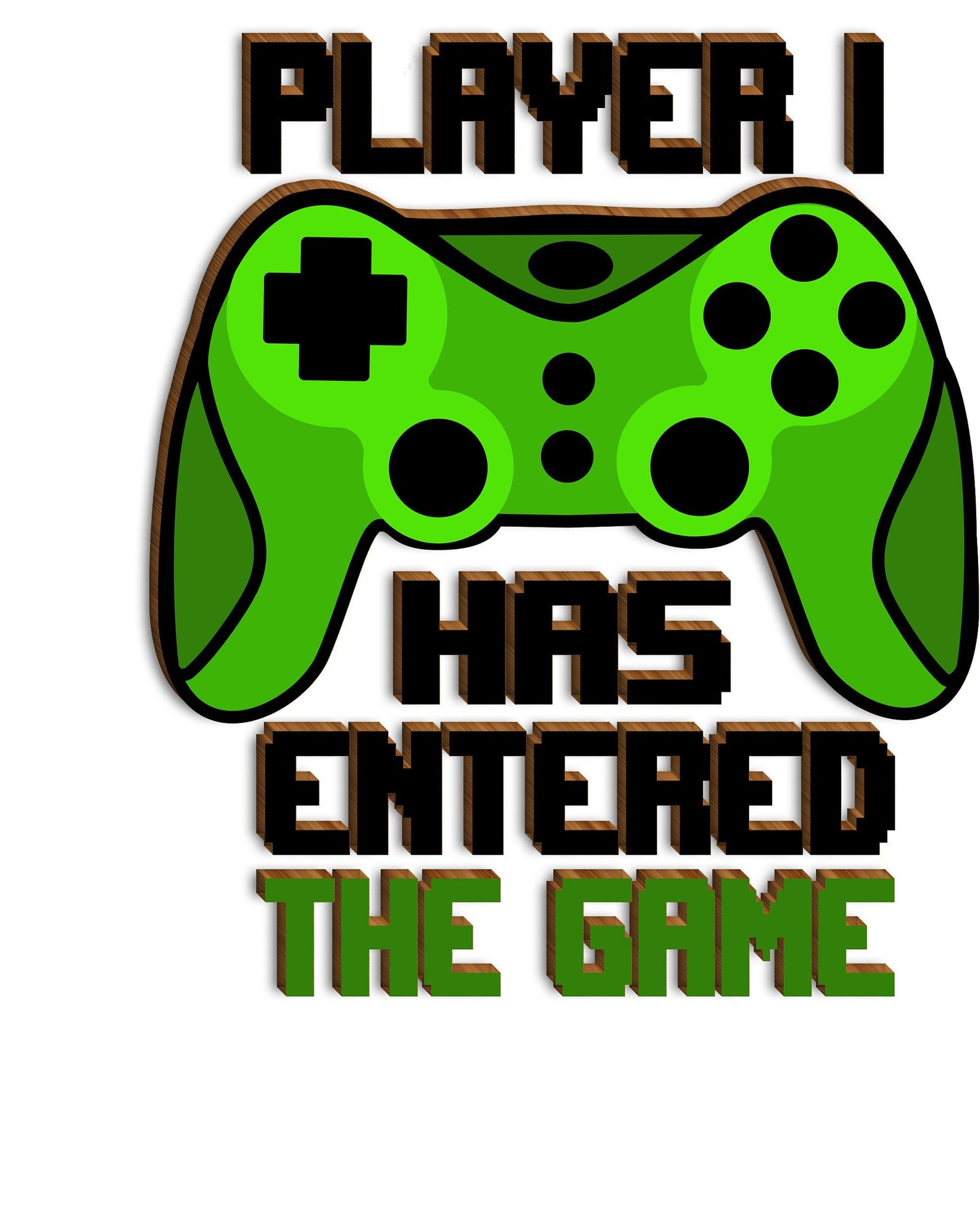 Set of 3 gaming prints gaming 3d poster gamer 3d set Etsy