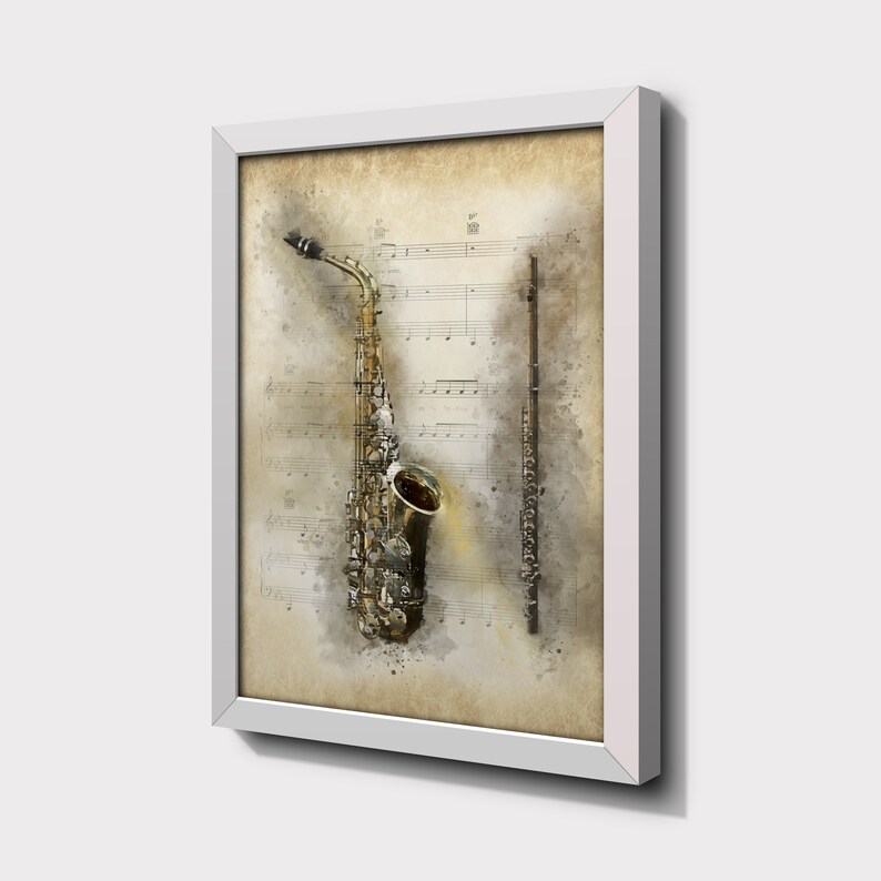 musical poster sax wall art saxophone watercolor. sax poster Saxophone music watercolour print music sheet art poster of sax