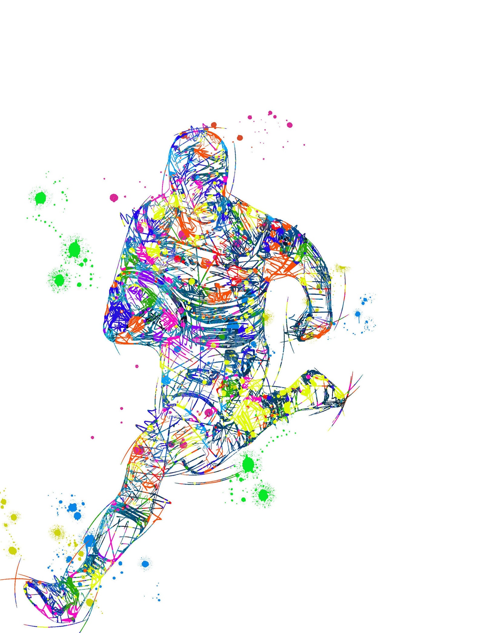 Set of 4 Rugby rough sketch prints rugby poster rugby sketch Etsy