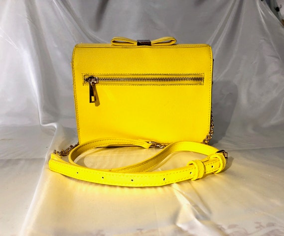 lemon yellow purse