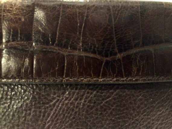 Rolfs - A handsome chocolate brown leather handba… - image 5