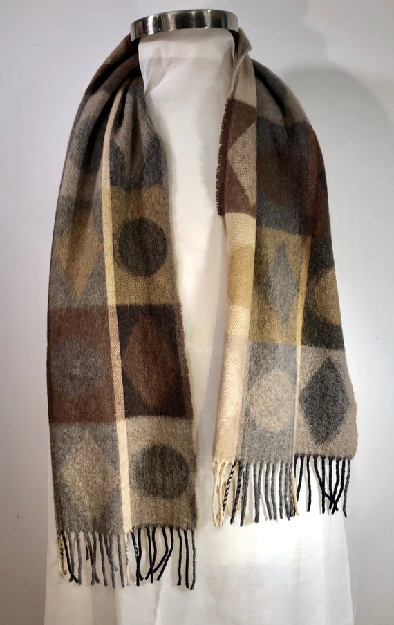 A Cashmere like soft wool Beige and Pearly Gray B… - image 2