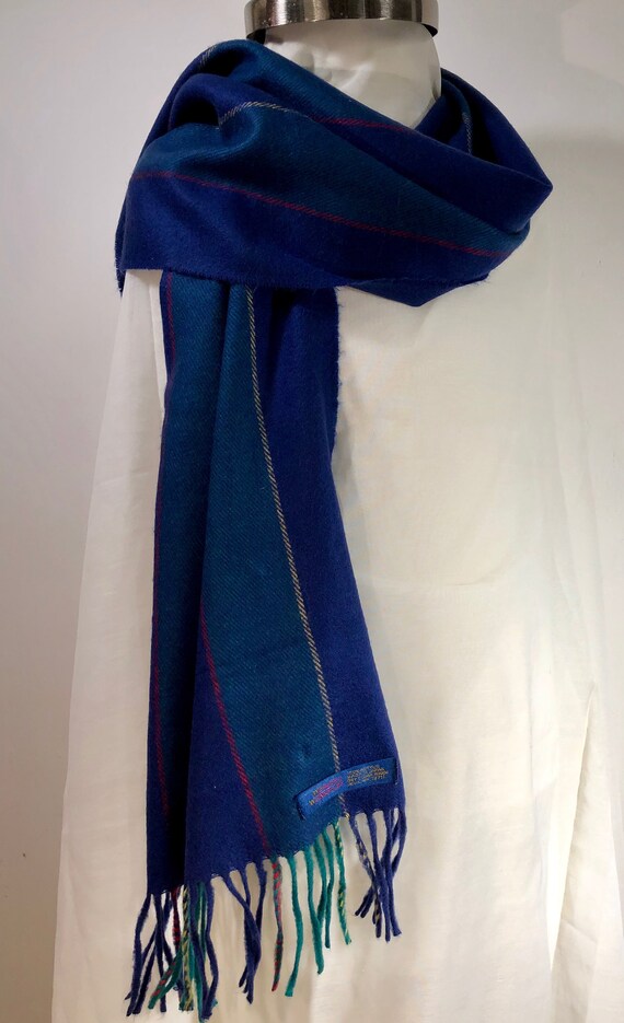 Weavers Works - A soft lightweight Blue Green & Re