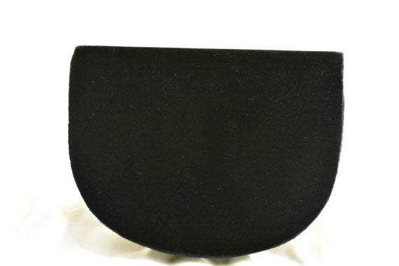 Vintage - Black Velvet and Rhinestone Evening Bag - image 3