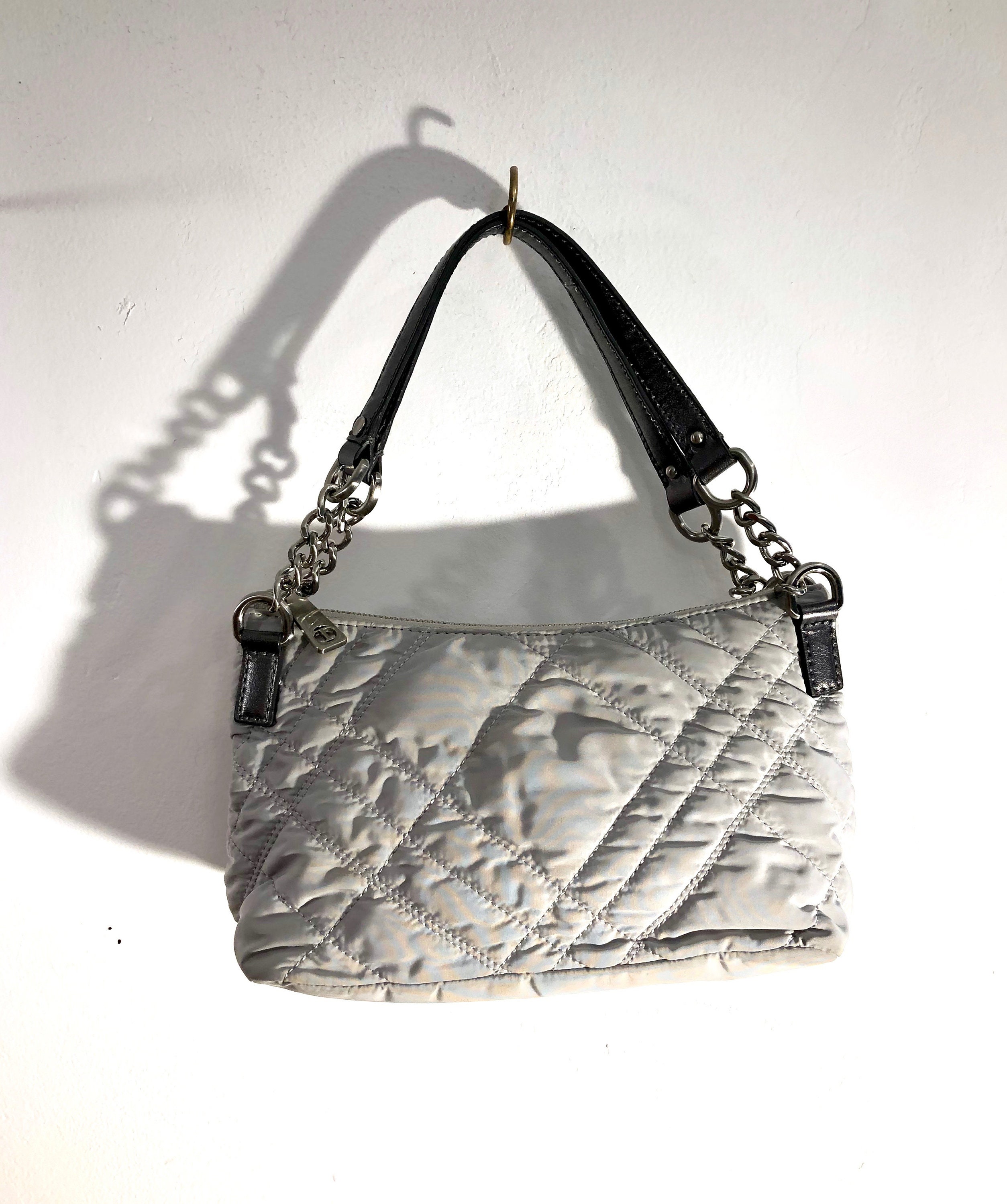 bolso acolchado tela