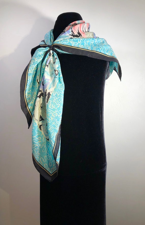 Giorgio -A Stylish Scarf of a Loose & Lively Sket… - image 2