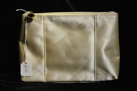 Bvlgari Ivory Satin Evening Clutch 