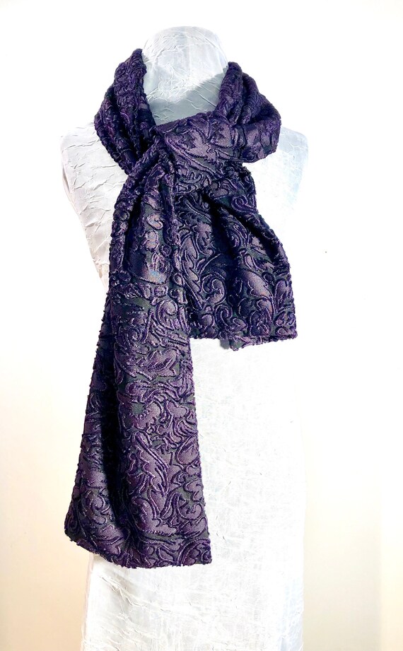 Golden Purple 012 Silk Jacquard main image 1