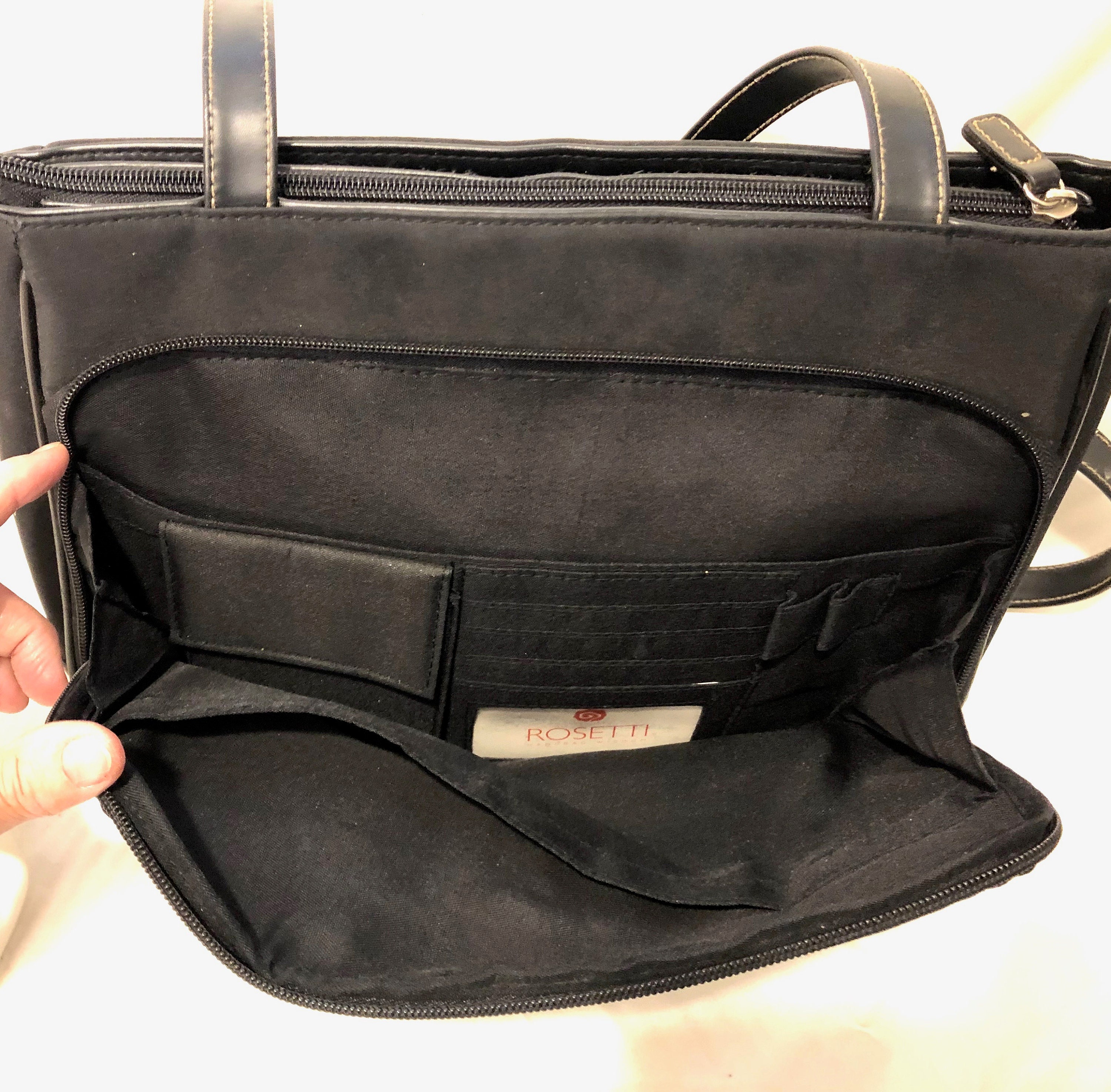 Womens Rosetti Small Black Pebble Handbag Purse 5.5x9 0689935328795 on eBid  United States | 191576844