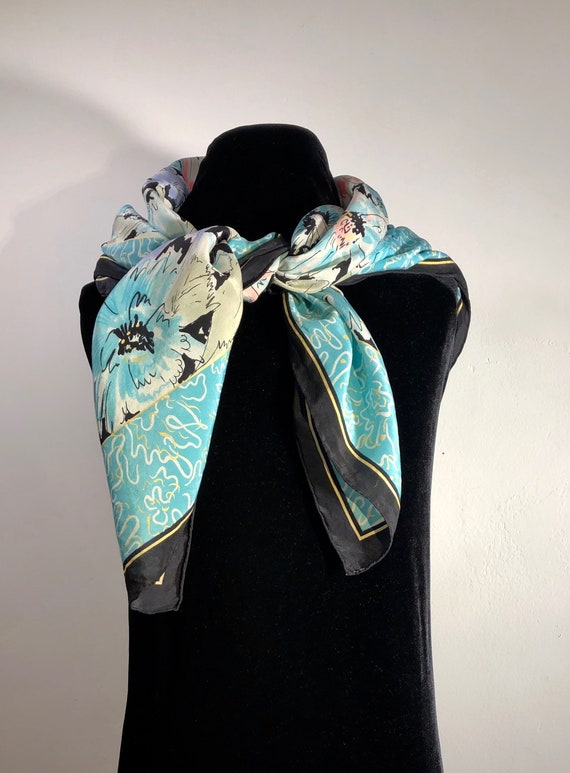 Giorgio -A Stylish Scarf of a Loose & Lively Sket… - image 1