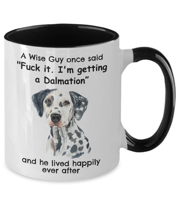 Life is Better with A Dalmatian Watercolor Mug Dog Lover Coffee Cup 