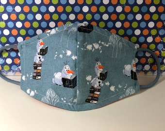 olaf face mask etsy