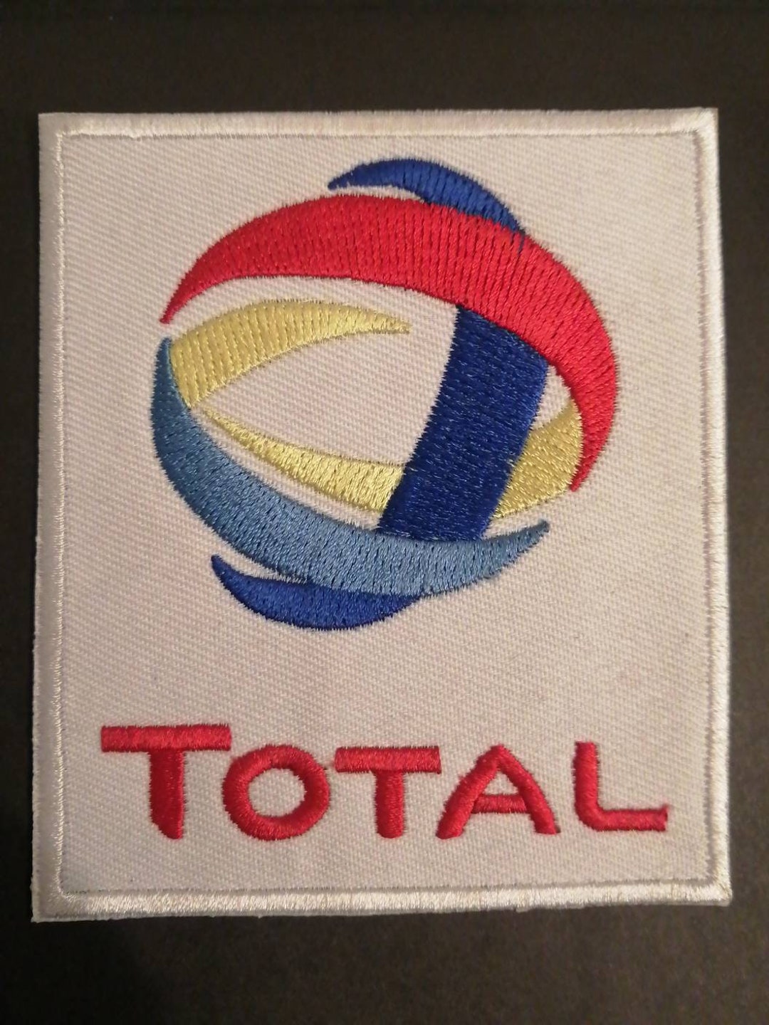 Total Petroleum Patch Iron on Embroidered Patch Hotfix Patch Bagde 9.80 Cm X 8.50 Cm Etsy