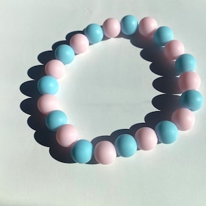 Pastel Round Bead Bracelet