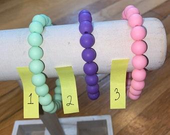 Pastel Round Bead Bracelet