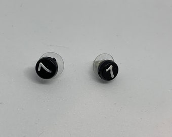 Number Bead Earring