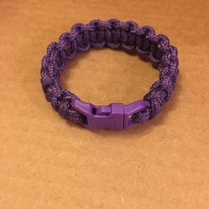 Purple Paracord Bracelet