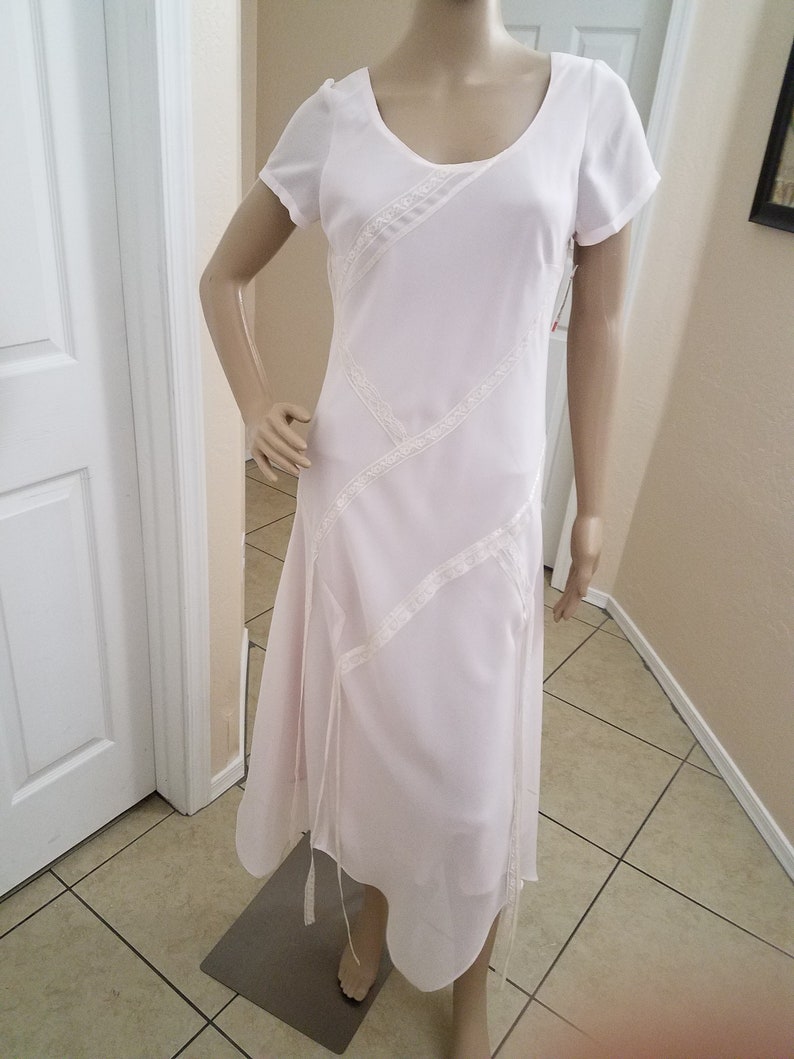 Sunny Days Easter Pale Pink Spring Dress by Sarah Elizabeth Sundress Softly Feminine