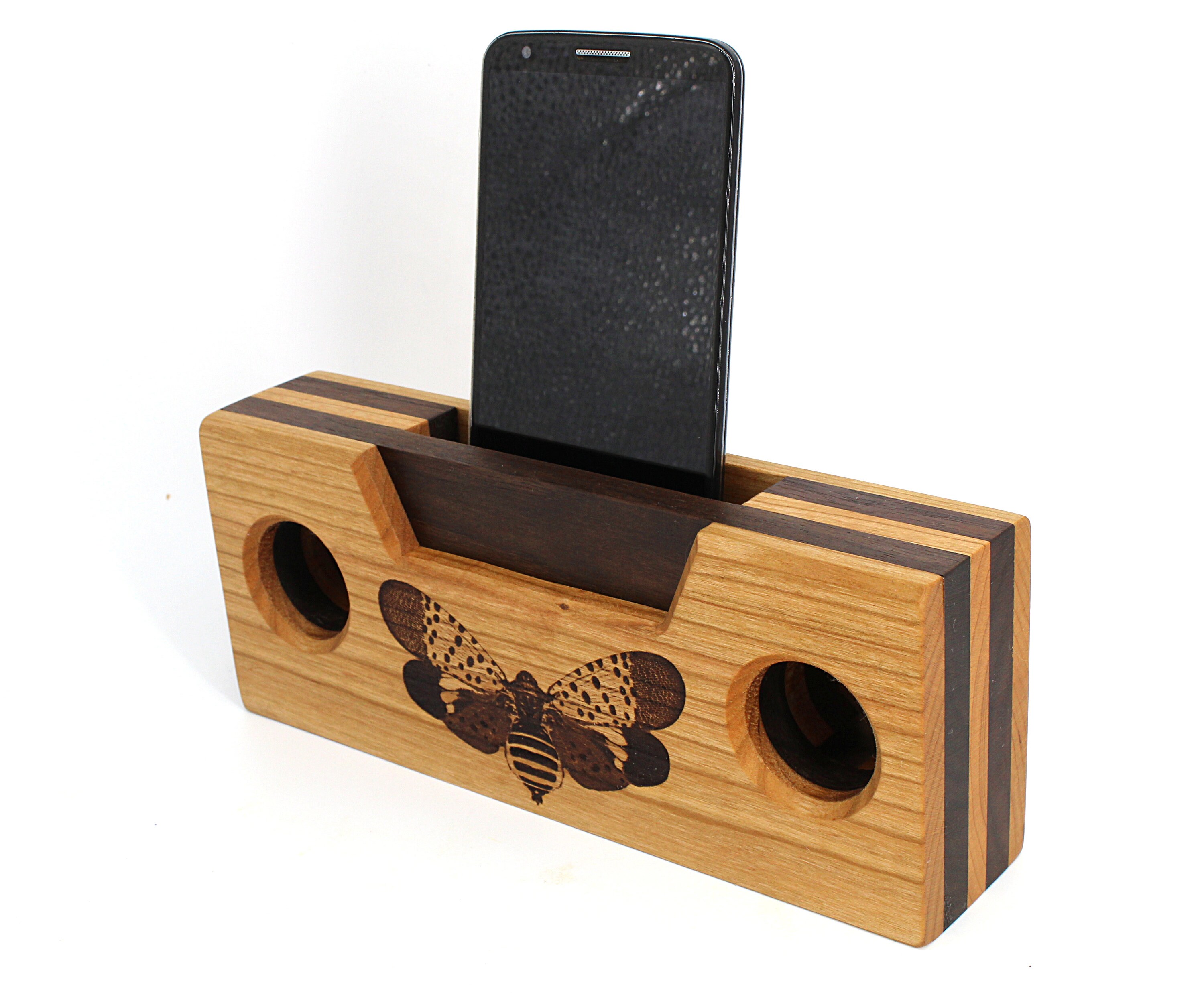 Passive Speaker Amplifier for Cell Phones: Spotted Lanterfly | Etsy
