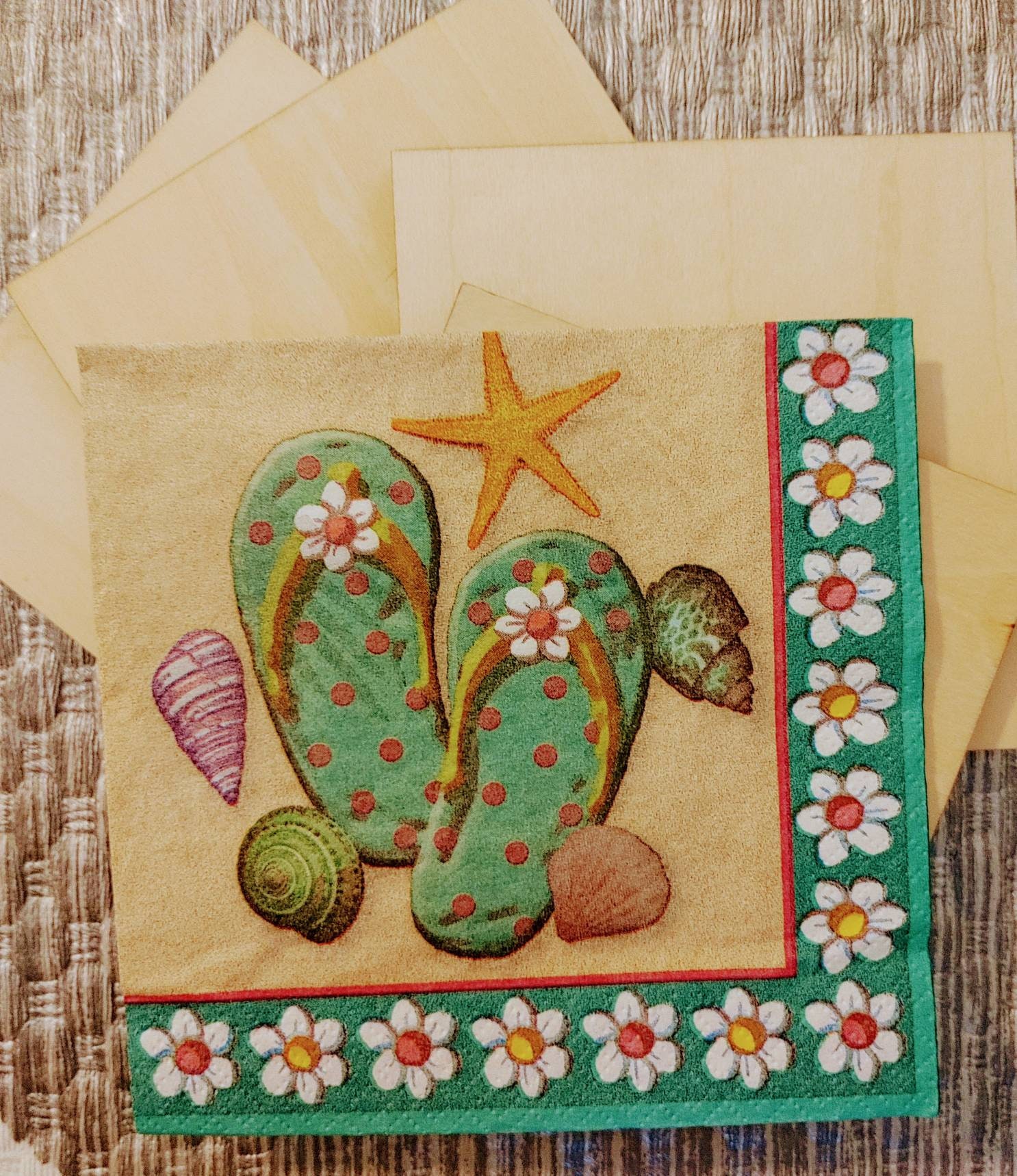 Decoupage coaster kit. Comes with everything you need for 4 Etsy