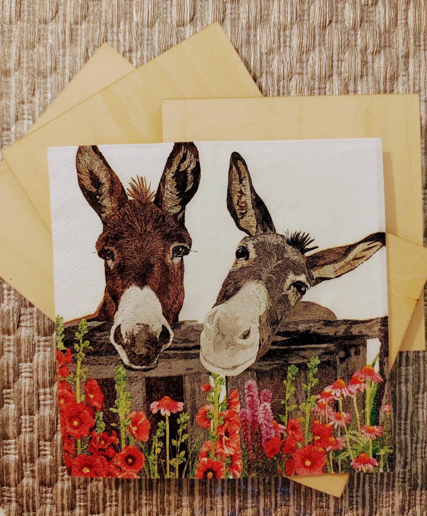 Decoupage coaster kit. Comes with everything you need for 4 Etsy