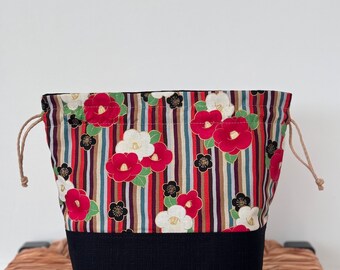 Japanese Drawstring Bag | Kinchaku | Bag Organizer | Japanese