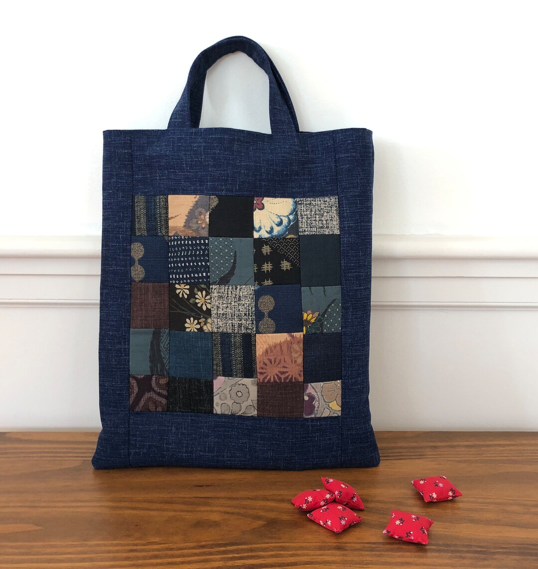 RRL 　 Indigo Striped Patchwork Tote Double RL | Indigo striped patchwork tote . #DoubleRL #RRL