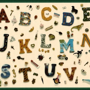 Educational Alphabet Wallpaper Border, Colorful Learning ABC Alphabet Nursery Wallpaper Border, Letters Wallpaper Border,Kids Nursery
