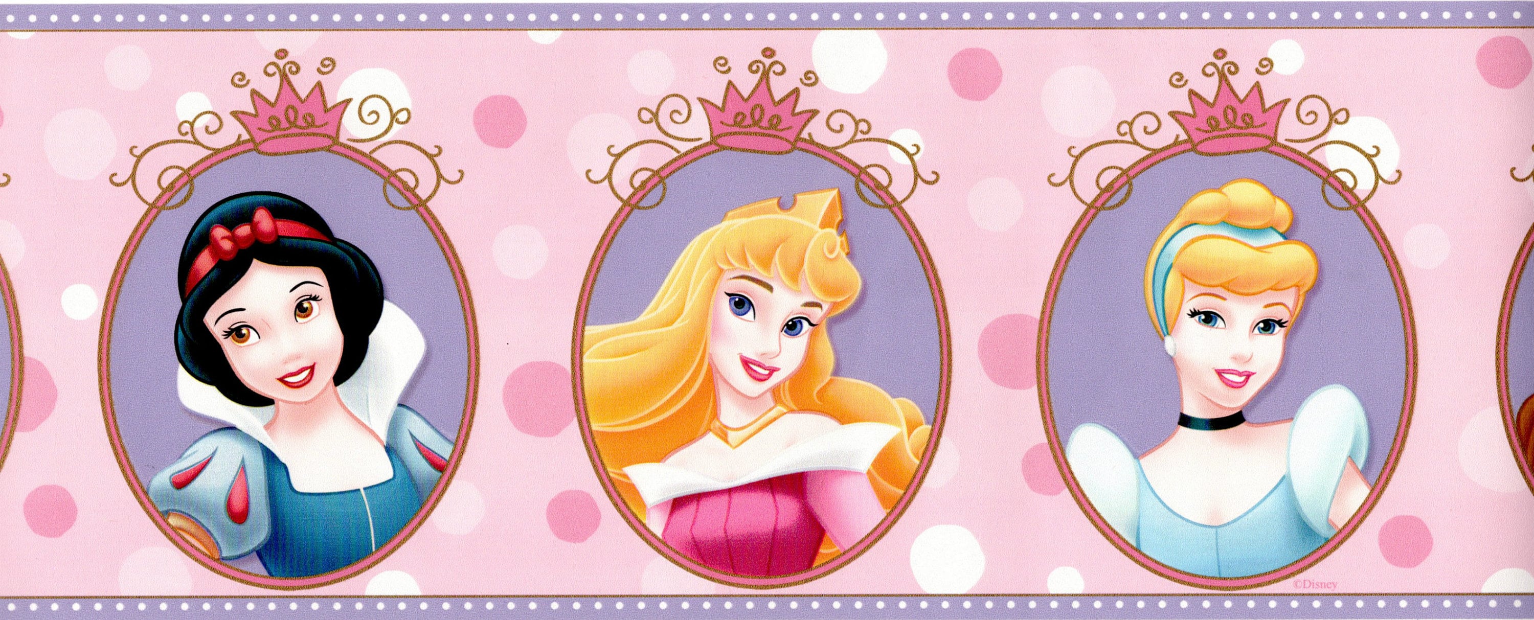 Disney Princess Wallpaper Border Princesses Etsy