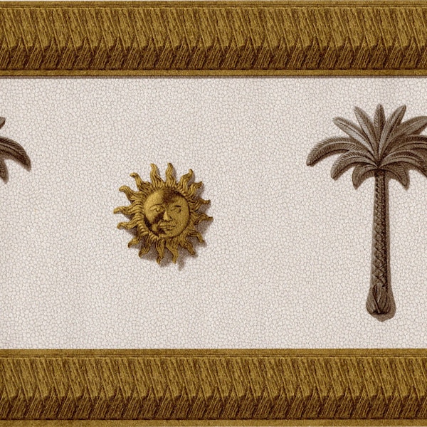 Metallic Wallpaper Border Etsy