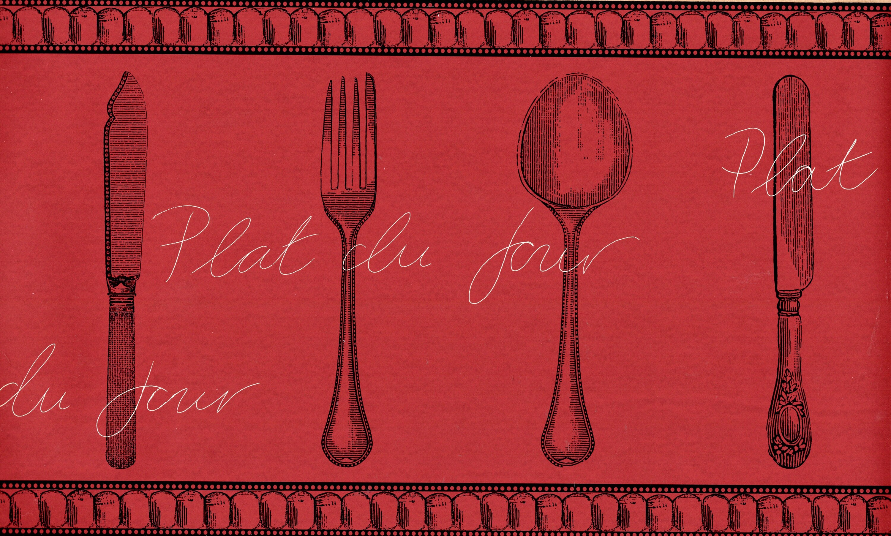 Kitchen Wallpaper Border Katzenbach & Warren Black Outline of Etsy