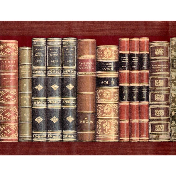 Library wallpaper etsy australia