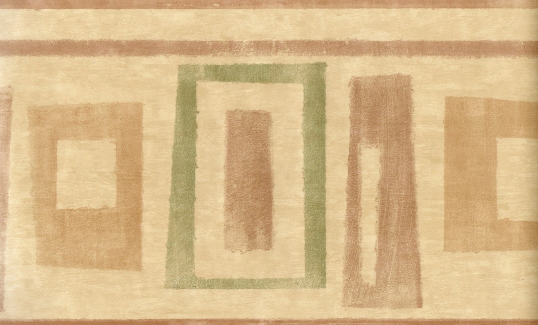 Geometric Shapes Wallpaper Border, Geometric Shapes Wallpaper Border