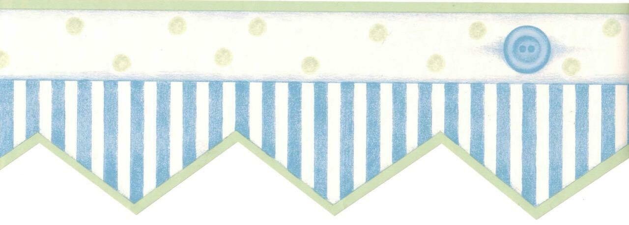 Blue Striped Banner Wallpaper Border Nursery Blue Green - Etsy Canada Blue Striped Banner Wallpaper Border Nursery Blue Green - Etsy Canada