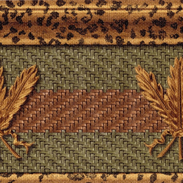 Embossed Wallpaper Borders Etsy