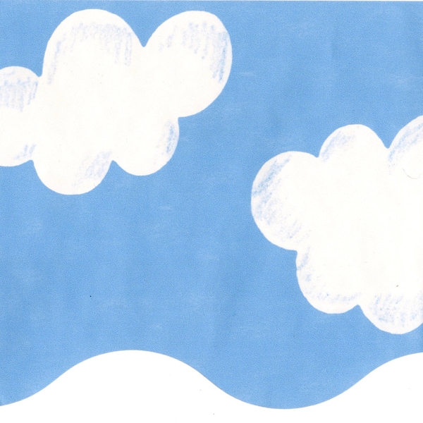 Cloud Wallpaper Border Etsy