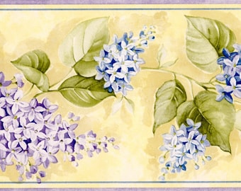 Lily Pad Donna Dewberry Aqua Blue Wallpaper Border 75705FP 718b295