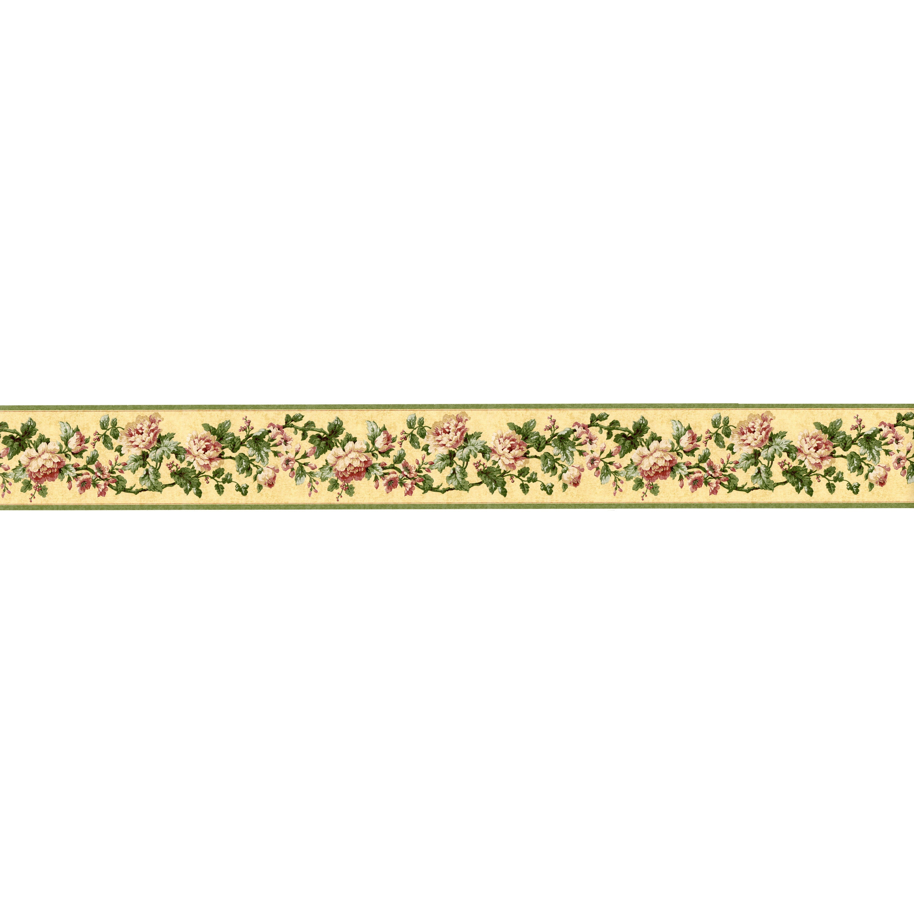 Vintage Dusty Rose Cabbage Roses Wallpaper Border, Cottage Decor - Etsy